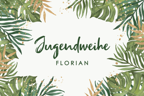 Einladung zur Jugendweihe Dschungel