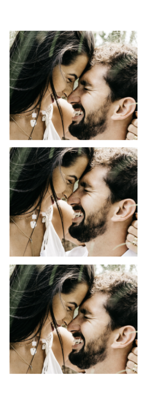 Fotostreifen Dankeskarte Günstig Selbst Gestalten | Set von 3 Stück