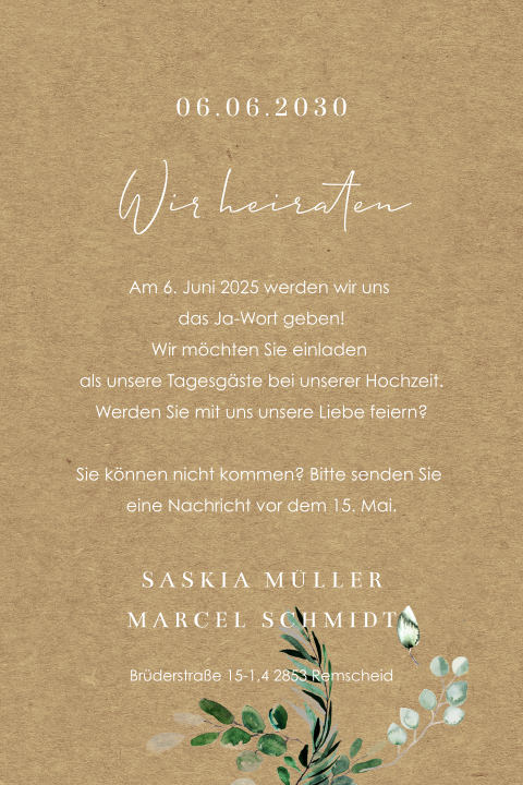 Karteninnenseite