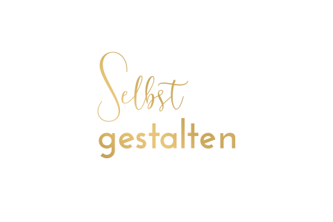 Foliendruck -  Hochzeitskarte Einfach Querformat