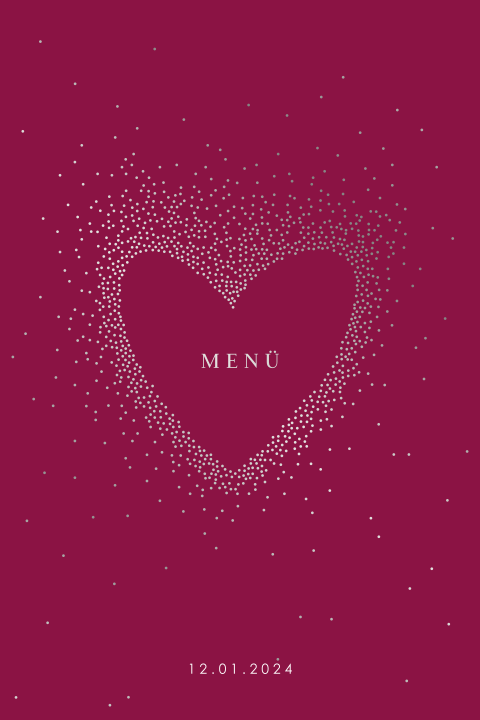 Menükarte Beerentraum