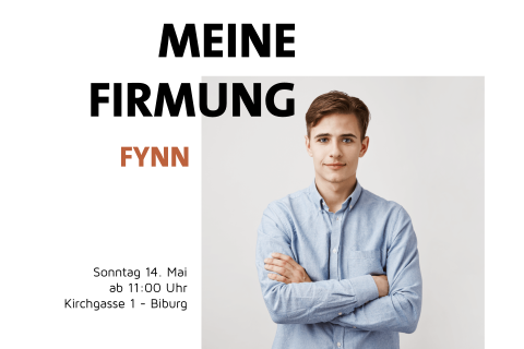 Einladung zur Firmung mit Foto
