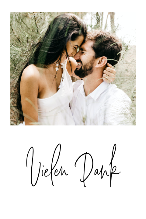 Dankeskarte selbst gestalten hochformat