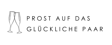 Moderne, schlichte Dinner-Aufkleber 14 Stück 75x30mm