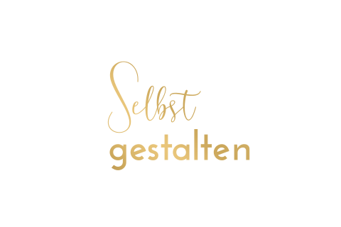 Foliendruck - Doppelte Hochzeitkarte Querformat