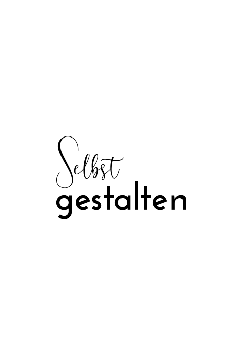 Zusatzblatt hochformat selbst gestalten