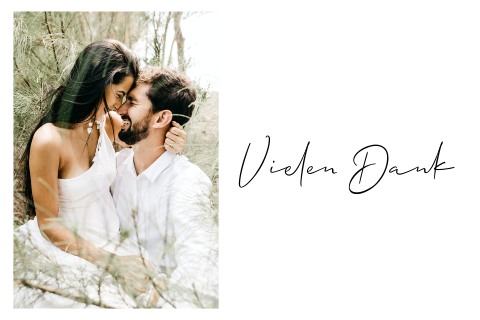 Dankeskarte selbst gestalten Querformat