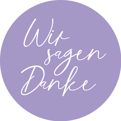 Aufkleber Trauer lila
