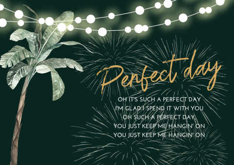 Tischset Perfect Day