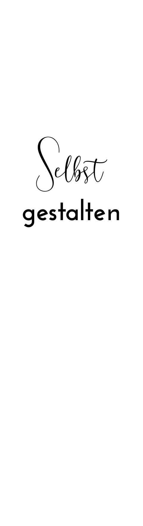Lesezeichen als Gastgeschenk zum selbst gestalten | 4 Stück