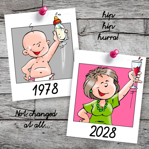 20 Süße Cartoon-Einladungskarten Für Baby-Party, Geburtstag & Mottos – Fertig Zum Beschriften