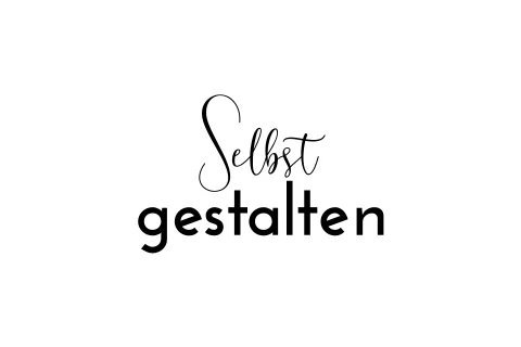 Dankeskarten zum Geburtstag in vintage Form - selbst gestalten