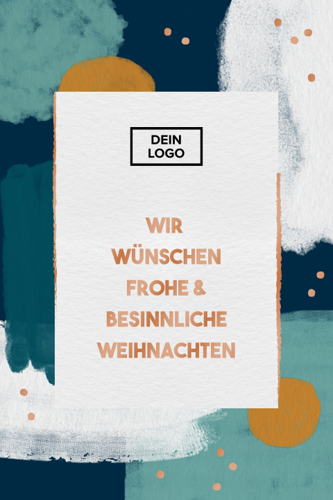 Geschäftliche Weihnachtskarten farbenfrohe Weihnacht