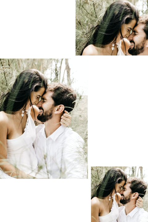 Hochformat Dankeskarte eigenes Design mit 3 Fotos