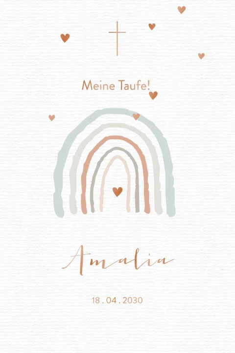 Soiceu Tauf-Einladungskarten Mit Pampasgras-Design | 20 Karten Inkl. Umschlägen | Rosa | Lustiges & Modernes Design