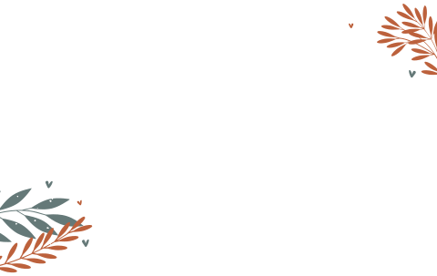 Briefumschlag mit bunten Zweigen und Herzchen