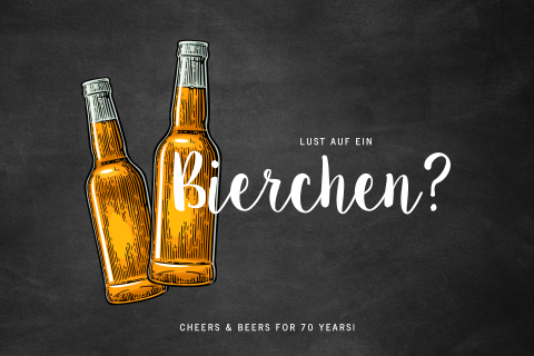 Tolle Einladung zur Bierparty zum 70sten Geburtstag