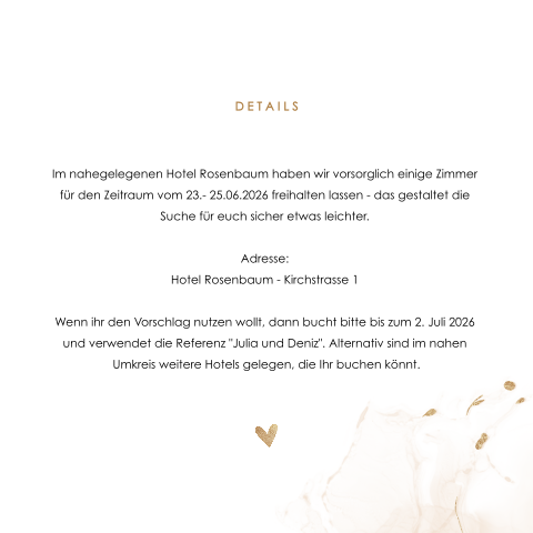 Schicke Einleger mit spielerischen Details