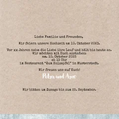 Boofle Glückwunschkarte Zum Hochzeitstag | Kuschelig Mit Silberfolie & Anhänger