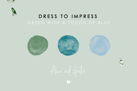 Dresscode Karte Greenery
