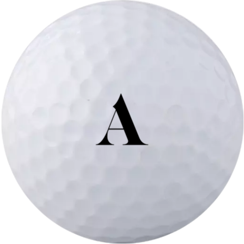 Golfball zum Vatertag mit Initialen (Set von 3)