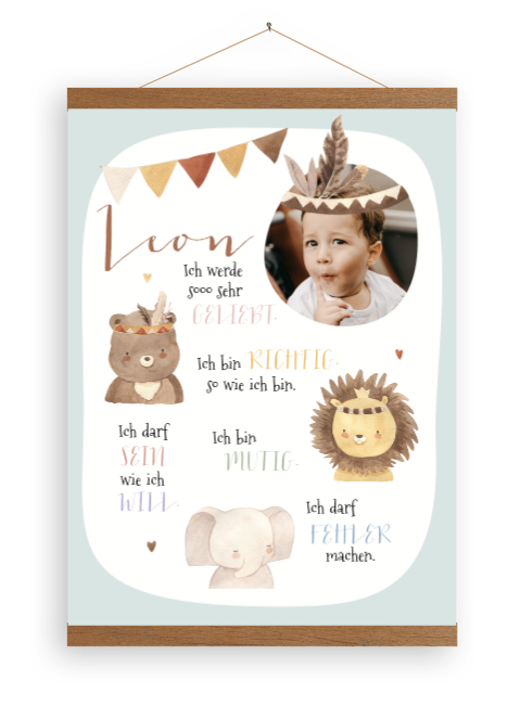 Leinwand-Motivationsposter