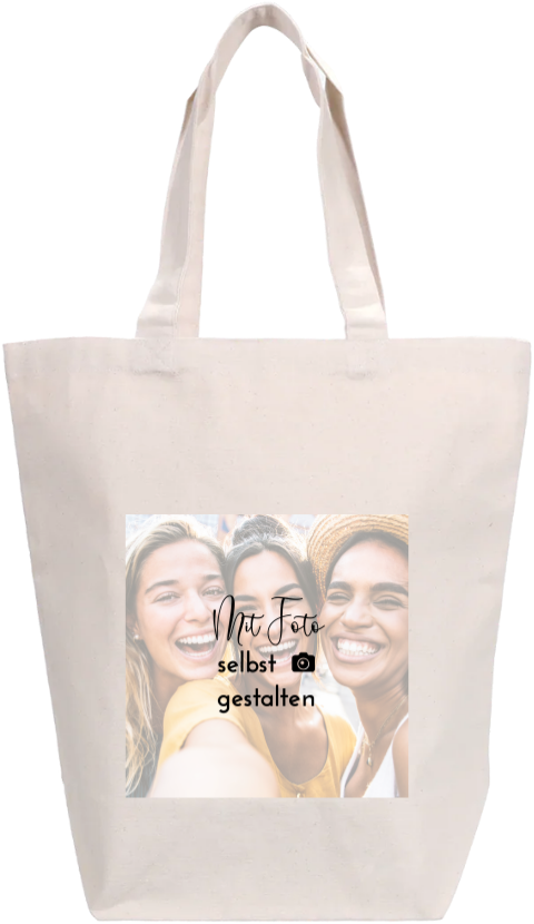 Baumwolltasche mit Foto