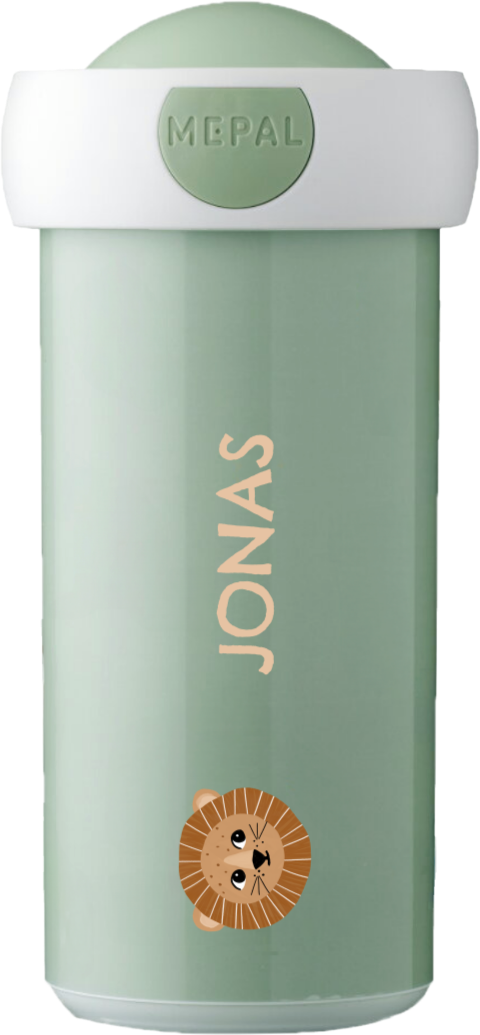 Mepal Campus Trinkflasche mit Löwe und Namen