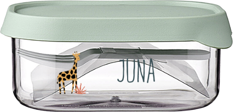 Mepal Fruchtbox mit personalisierbarem Namen und Giraffen Motiv