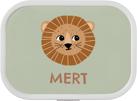 Mepal Brotdose personalisiert mit starkem Löwen-Design