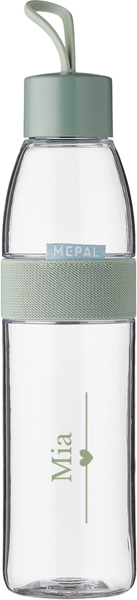 Mepal Trinkflasche mit Name und Herz
