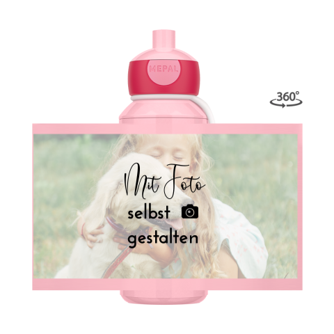 Trinkflasche mit Foto selbst gestalten