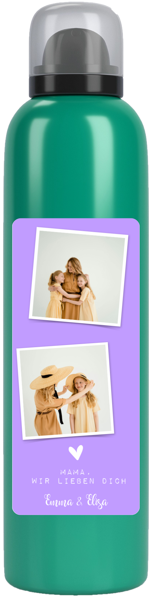 Duschgel mit Namen und Fotos als personalisierbares Geschenk