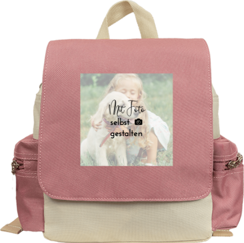 Rucksack Adventure mit eigenem Foto gestalten