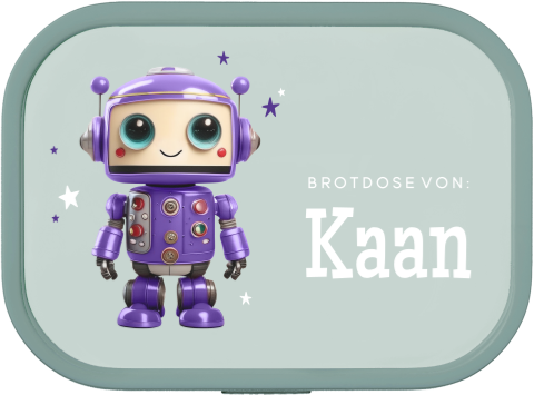 Personalisierte Brotdose mit Astronauten-Design