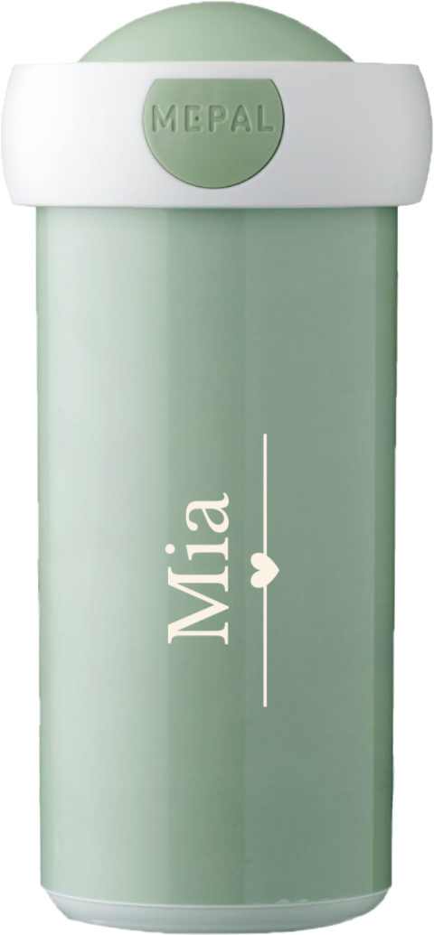 Personalisierte Mepal Campus Trinkflasche mit und Namen