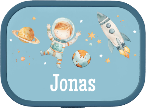 Personalisierte Speelse Lunchbox Campus mit Raum-Thema und Namen