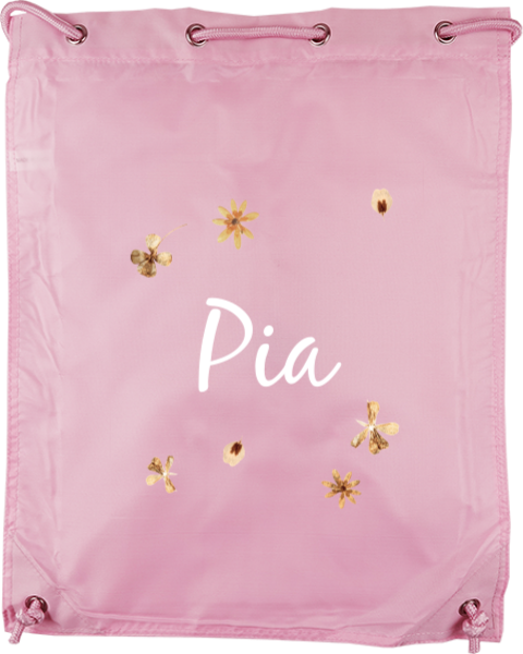 Sportbeutel mit Blumen Print