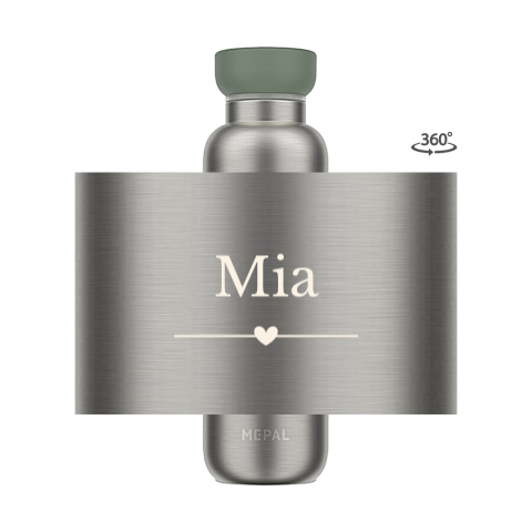 Mepal Thermosflasche mit Name und Herz