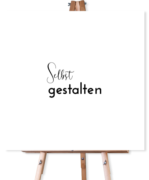 Willkommensschild Geburtstag Reboard-Karton 80x80 selbst gestalten