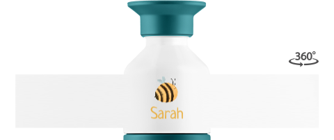 Dopper thermosflasche mit froehlicher bienchen