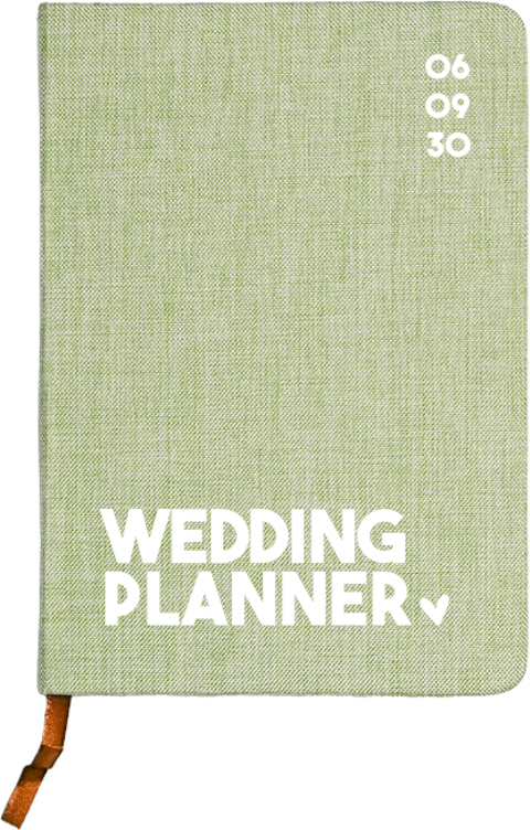 Leinen-Notizbuch zur Hochzeit
