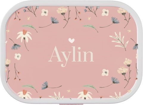 Brotdose personalisierte Mepal mit schickem Blumen-Design