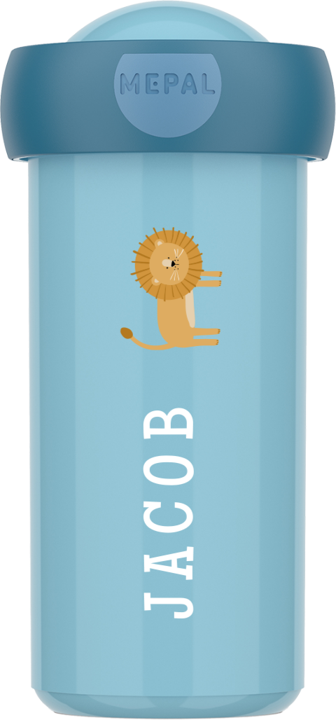 Mepal Campus Trinkflasche mit Namen und Löwe