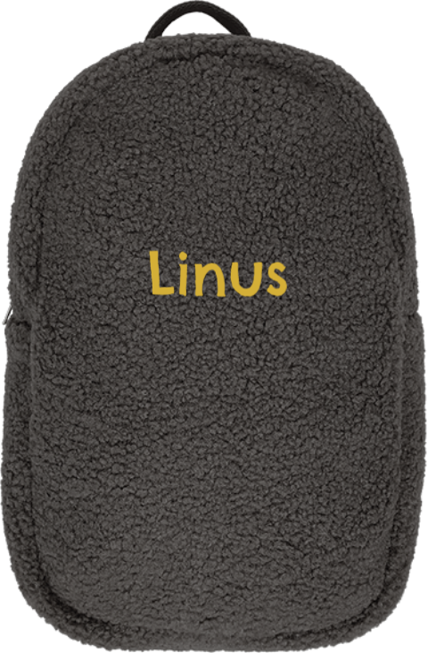 Kuscheliger Teddy Rucksack personalisierbar mit Namen