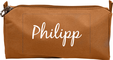 Federtasche bedruckt mit Namen