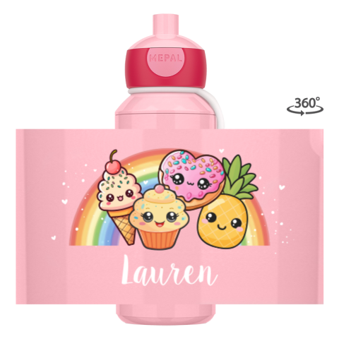 Mepal pop-up Trinkflasche Campus mit Kawaii Illustrationen