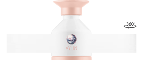 Coole Dopper thermosflasche mit discokugel