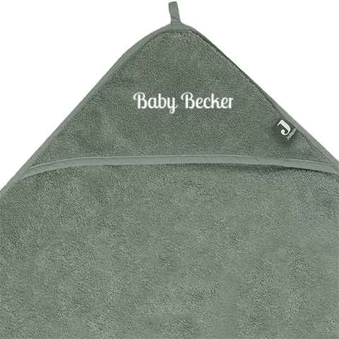 Flauschiges Badecape für Babys mit Kapuze und Namen Geschenk Babyparty