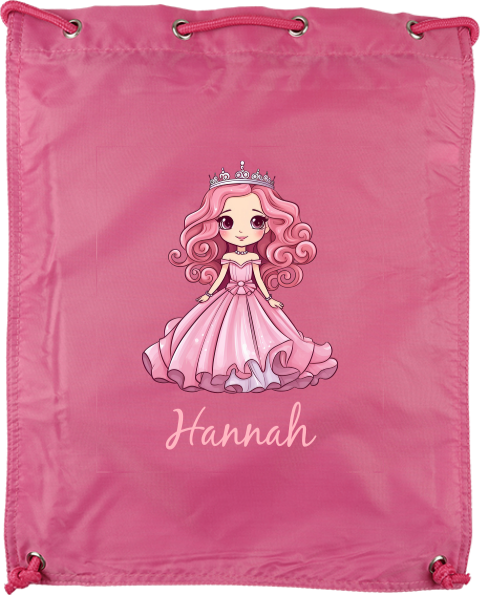 Sportbeutel mit Prinzessin
